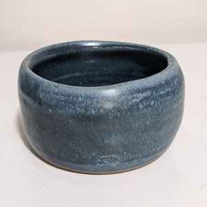 Handmade Pottery Blue Bowl